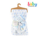 Pure Little Blanket and Security Toy - Blue