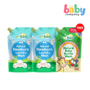 (Buy 2, Get 1) Tiny Buds Newborn Laundry Liquid, Free Baby Bottle and Utensil Wash Refill