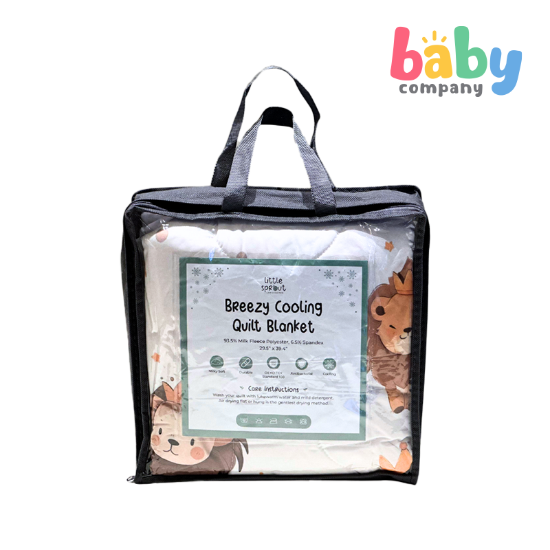 Little Sprout Cooling Quilt Blanket - Lion