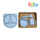 Little Sprout Panda Feeding Set - Blue