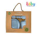 Little Sprout Panda Feeding Set - Blue