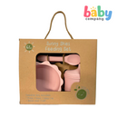 Little Sprout Sunny Skies Feeding Set - Pink