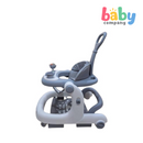 Baby Company Baby Walker with Push Bar - Grey