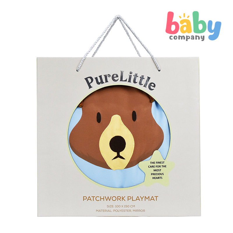 Pure Little Patchwork Playmat - Blue