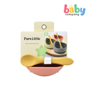 Pure Little Feeding Bowl & Spoon Set - Coral
