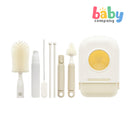 Pure Little 6 in 1 Travel Silicone Brush Beige Set