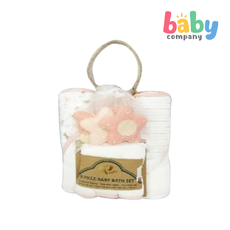 Teeny Tots 9-Piece Baby Bath Set - Flower