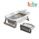 Baby Company Double Foldable Baby Bathtub - Gray