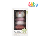 Pure Little 2-In-1 Plush Stack Ring Rattle Set - Deer