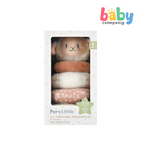 Pure Little 2-In-1 Plush Stack Ring Rattle Set - Sheep
