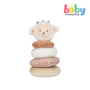 Pure Little 2-In-1 Plush Stack Ring Rattle Set - Sheep