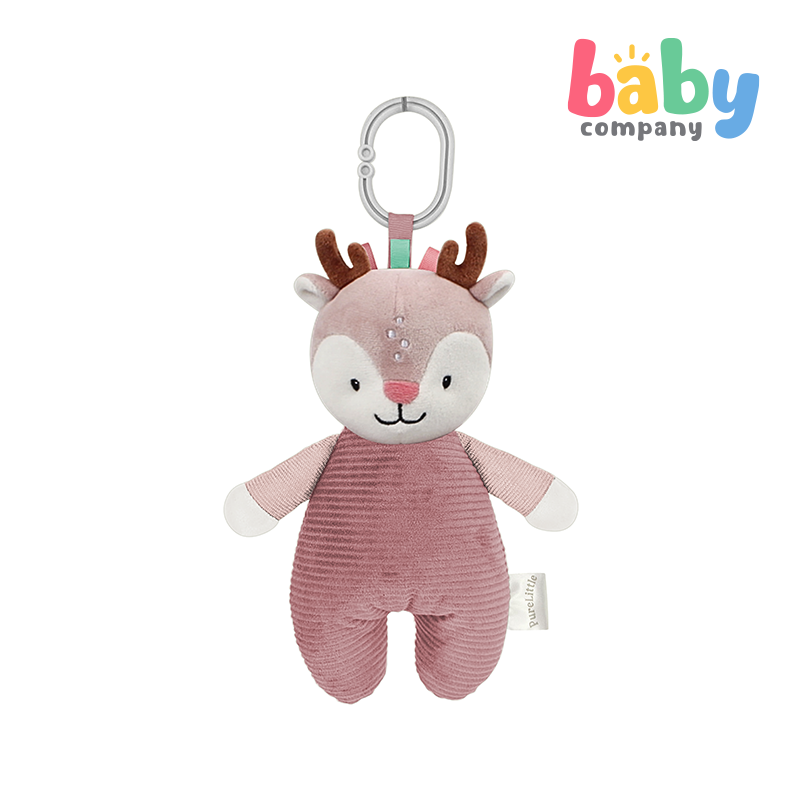 Pure Little Plush Toy and Rattle Set - Deer