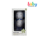 Pure Little Plush Toy and Rattle Set - Elephant