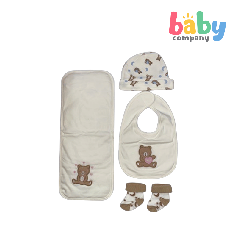 Little Sprout 4-Pack Baby Gear Gift Set 1 - Bear