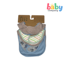 Little Sprout 5-Pack Interlock Drooler Bibs Set 2 – Elephant