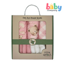 Little Sprout 9-Piece Bamboo Baby Bath Set - Pink