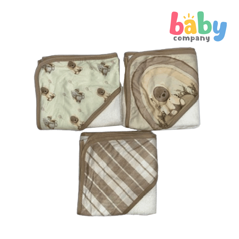 Little Sprout 9-Piece Bamboo Baby Bath Set - Beige
