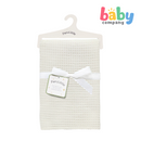 Pure Little Cotton Waffle Baby Blanket - Cream