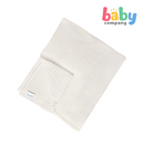 Pure Little Cotton Waffle Baby Blanket - Cream