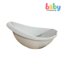 Peekaboo Bathtub Col1 with Removable Bath Rack - White