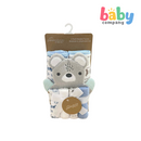 Peekaboo 2pc Hooded + Wash Mitten + 4pc Wash Cloth Set - Dog