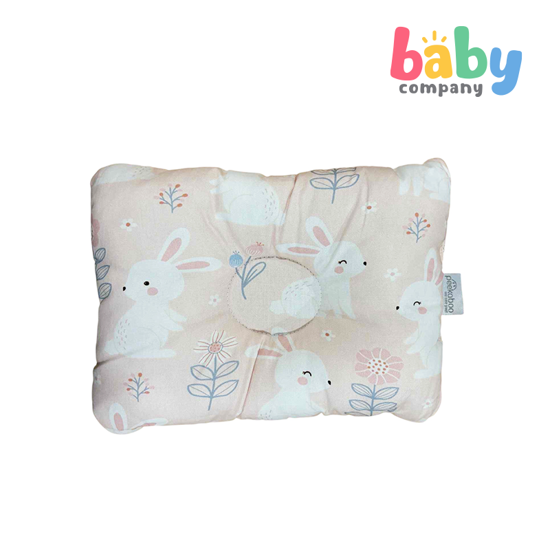 Peekaboo Newborn Anti-Flat Head Pillow - Bunnies
