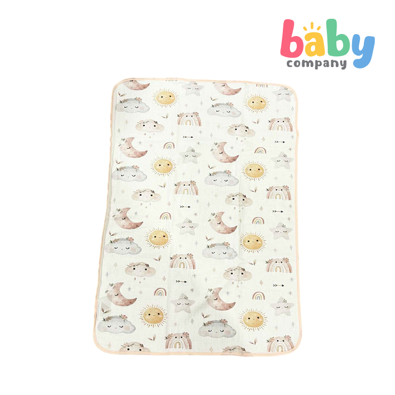 Peekaboo Waterproof Changing Mat - Clouds