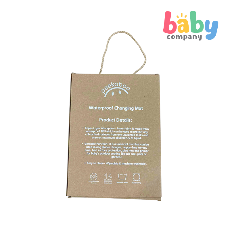 Peekaboo Waterproof Changing Mat - Clouds