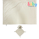 Peekaboo Mink Blanket + Security Toy Gift Set - Beige