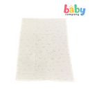 Peekaboo Waffle Fabric Pillow + Waffle Blanket - Blue