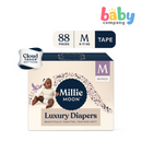 Millie Moon Luxury Tape Diaper 88s - Medium