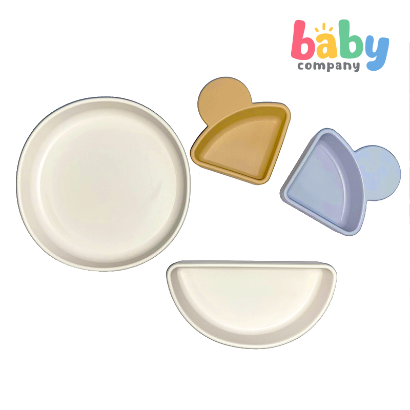 Little Sprout Bear Feeding Set - Cream
