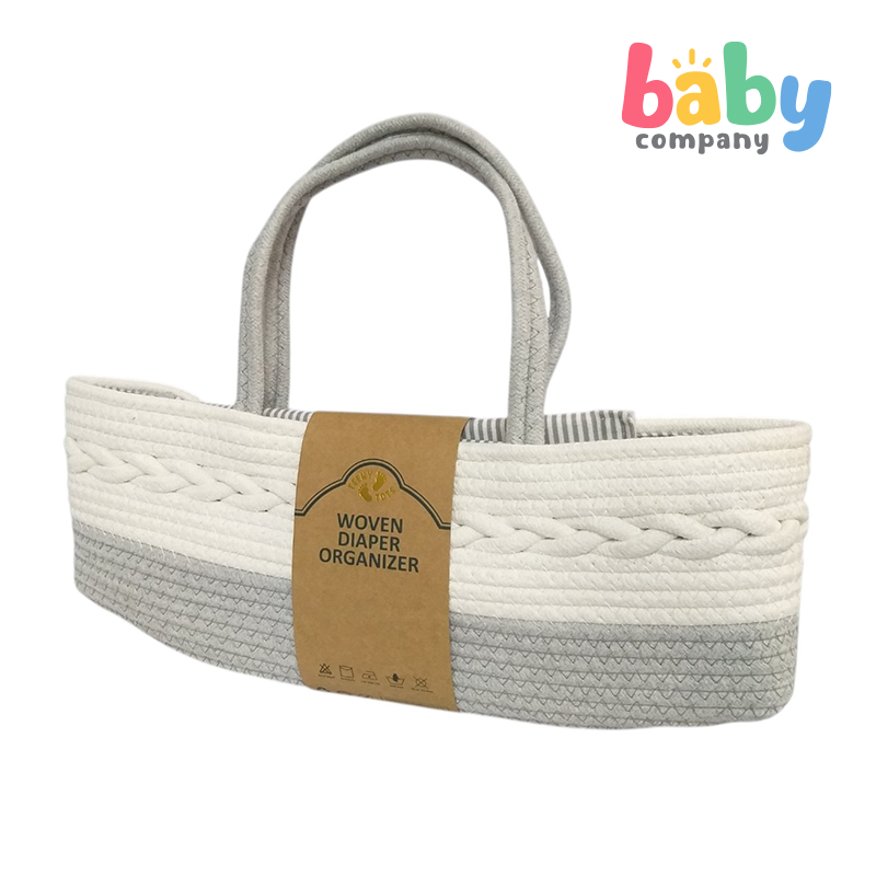 Teeny Tots Woven Diaper Bag Organizer - Gray