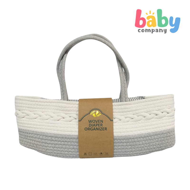 Teeny Tots Woven Diaper Bag Organizer - Gray