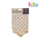 Bloom 3-Piece Triangle Bib - Baby Girl