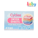 Cycles Dryer Sheets 40s