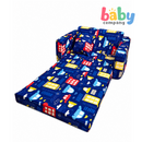 Uratex Sofa Bed Kiddie Sit & Sleep - Cars, Blue