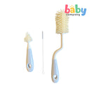 Peekaboo 3 in 1 Silicone Brush Set - Gray