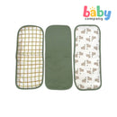 Little Sprout 3-Piece Burp Pad - Green