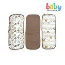 Little Sprout 3-Piece Burp Pad - Brown