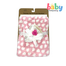 Little Sprout Plush Fleece Blanket & Toy - Cake