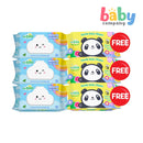Tiny Buds Buy 3 Waterfill Wet Wipes 80 Pulls, Get 3 FREE Gentle Baby Wipes 70 Pulls