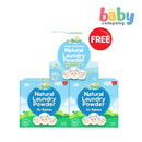 Tiny Buds Buy 2 Natural Laundry Powder 1kg, Get 1 FREE Extra Sensitive Laundry Powder 1kg