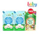 (Buy 2, Get 1) Tiny Buds Newborn Laundry Liquid, Free Baby Bottle and Utensil Wash Refill