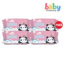 (Buy 3, Get 1 Free) Tiny Buds Baby Dry Cotton Towelletes 60 Sheets