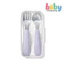 Oxo Tot On The Go Fork And Spoon - Lilac