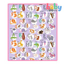 Baby Company Alphabet Zoo Giant Mat - Lavander