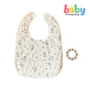 Peekaboo 1pc PU Bib with Teether - Bunny