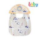 Peekaboo 1pc PU Bib with Teether - Rocket