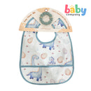 Peekaboo 1pc PU Bib with Teether - Big Dino